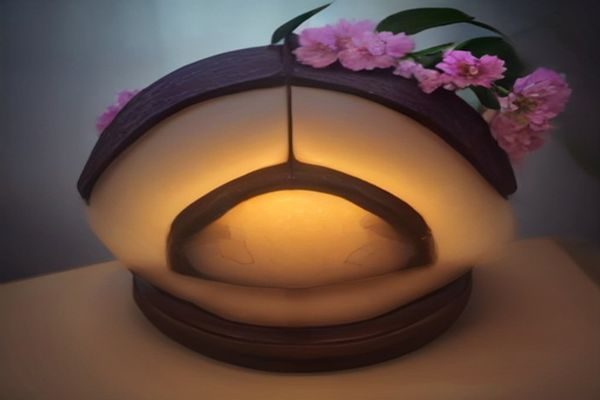中医文化讲座现场，主讲人在展示杏林春暖典故的PPT幻灯片，台下听众认真记录，会场布置典雅充满学术氛围